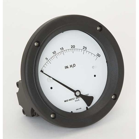Pressure Gauge, 0 to 30 In H2O MPN:142-SC-00-OO-30H
