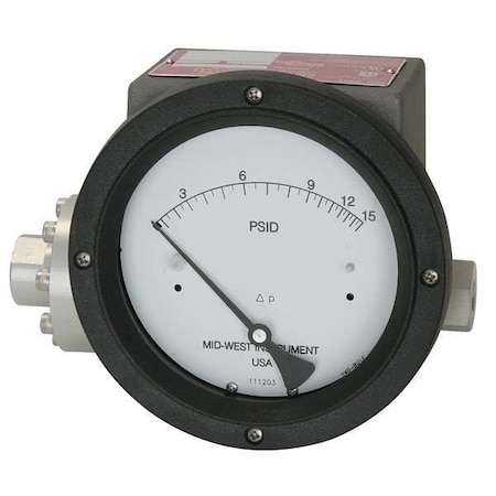 Pressure Gauge, 0 to 20 In H2O MPN:240-SC-02-O(AAA)-20H