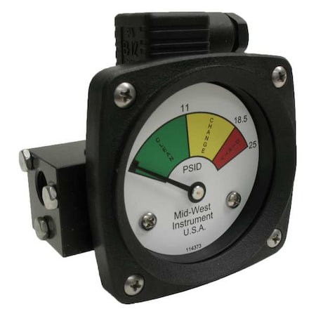 Gauge 3-Color Filter Change DP MPN:522A-025-LA