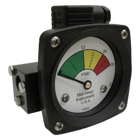 Gauge 3-Color Filter Change DP MPN:522A-030V-LA