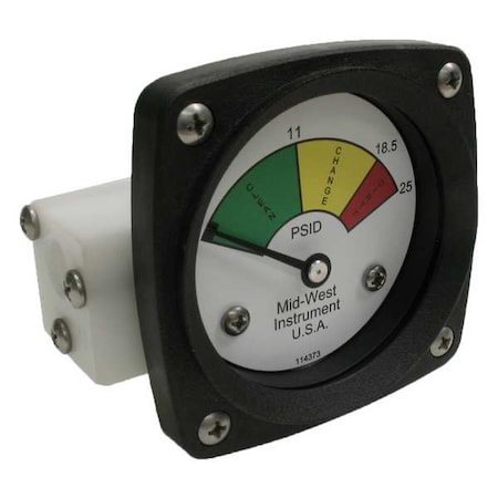 Gauge 3-Color Filter Change DP MPN:522P-025V