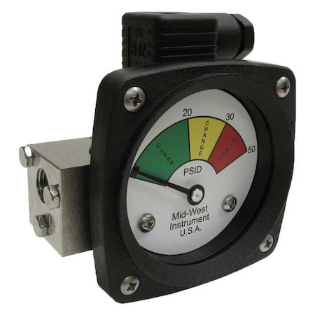 Gauge 3-Color Filter Change DP MPN:522S-050V-LA