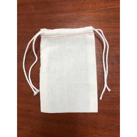 Dbl Drawstring Parts Bag, 5x3-1/4in, PK100 MPN:MP-325CB1