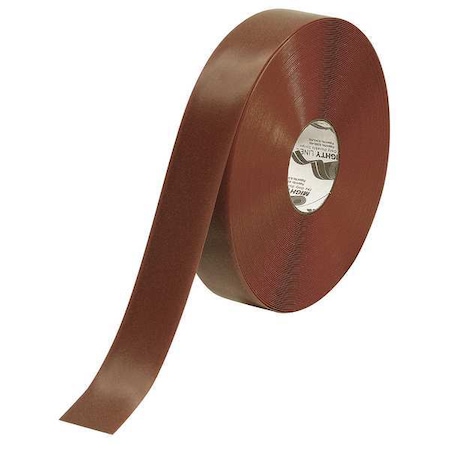 Floor Marking Tape vinyl 2 in W x 50 mil Thick MPN:2RBRN