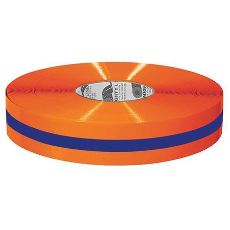 Industrial Safety Floor Marking Tape Vinyl Orange/Blue, 2
