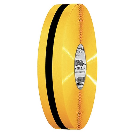 Industrial Safety Floor Marking Tape Vinyl Yellow/Black, 2
