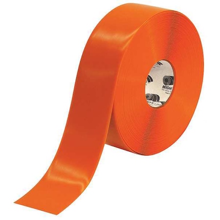 Industrial Safety Floor Marking Tape Vinyl Orange, 3