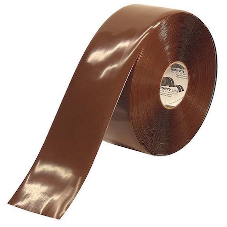 Industrial Safety Floor Marking Tape Vinyl Brown, 4