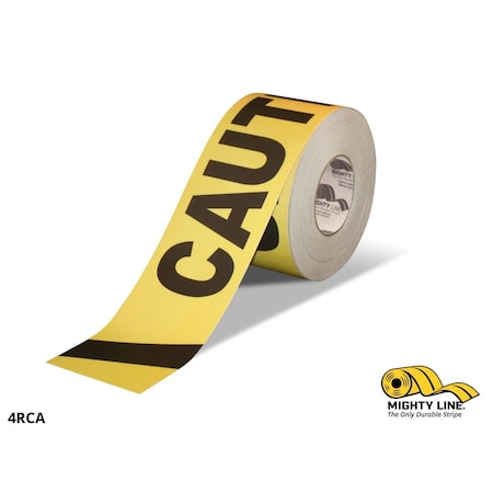 Floor Tape Mighty Floor Tape Technology Yellow, 4