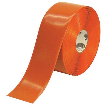Industrial Safety Floor Marking Tape Vinyl Orange, 4