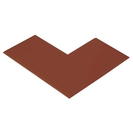 Floor Marking Tape vinyl 3 in W x 50 mil Thick MPN:ANGLE3RBRN