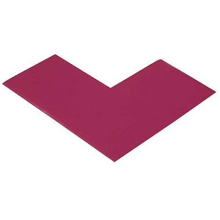 Floor Marking Tape vinyl 3 in W x 50 mil Thick MPN:ANGLE3RP