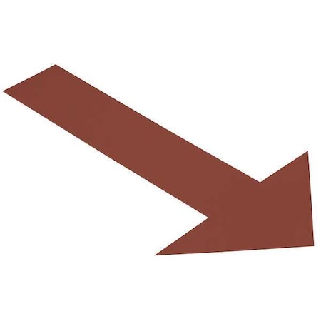 Arrow Tape Floor Marking Vinyl Brown, 6