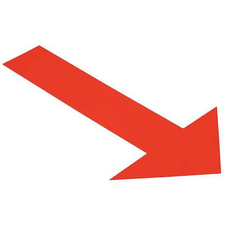 Arrow Tape Floor Marking Vinyl Red, 6