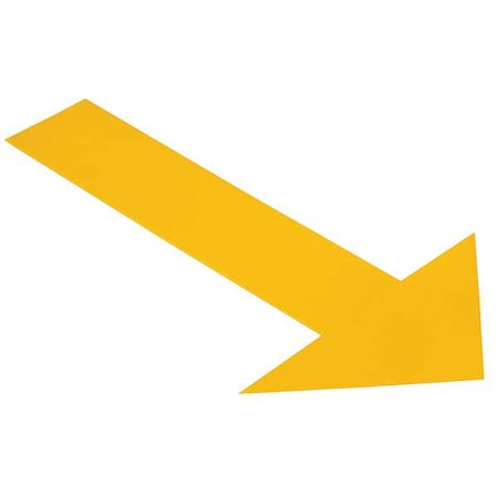 Arrow Tape Floor Marking Vinyl Yellow, 6