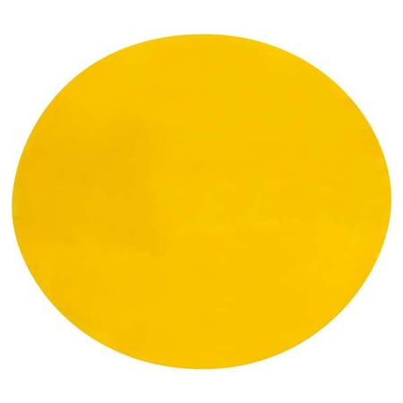 Floor marking, Yellow, 9.5 in, Circle, PK20 MPN:DOT10Y