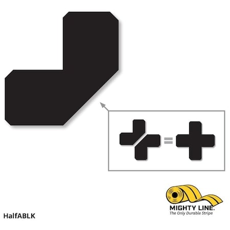 Half Angle, Solid, Black, 2