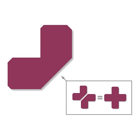 Half Angle, Solid, Purple, 2