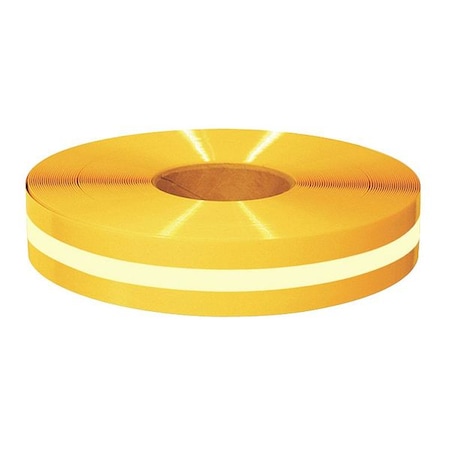 Floor Marking Tape, vinyl, No Legend, Yellow, 2 in W. MPN:2RYLUM