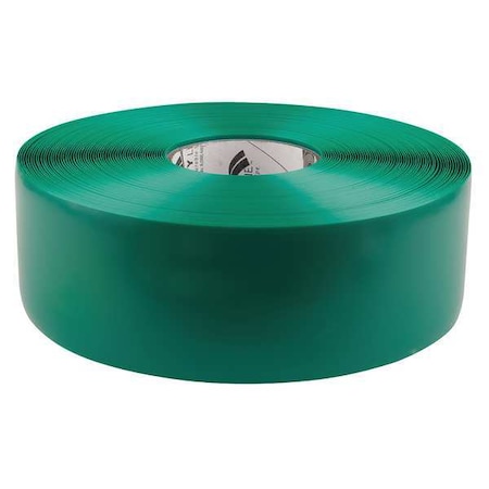 Floor Marking Tape, Vinyl, No Legend, Green, 3 in W., 50 mil Thickness MPN:3RG