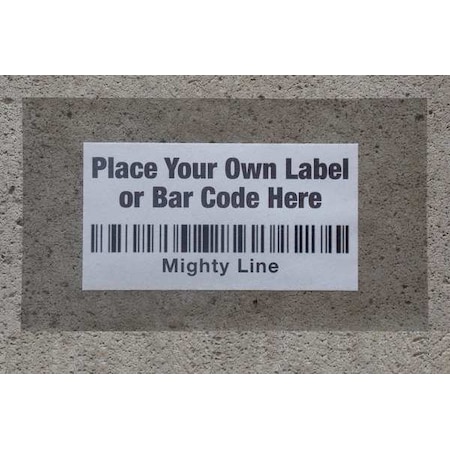 Laminate Sheet, PVC, 10 in W, PK50 MPN:MLabel1013
