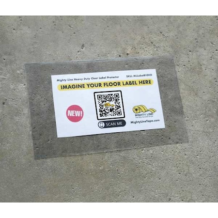 Laminate Sheet, PVC, 6 in W, PK50 MPN:MLLabel610HD