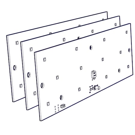 Triple Led Panel w/Harness for the MM954 MPN:RP9005