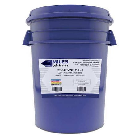 5 gal Pail, Hydraulic Oil, 46 ISO Viscosity, 20W SAE MPN:M001000603
