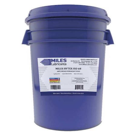 5 gal Pail, Hydraulic Oil, 68 ISO Viscosity, 20W SAE MPN:M001000703