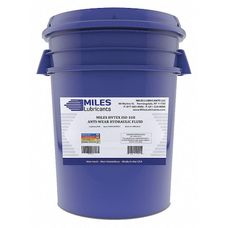 5 gal Pail, Hydraulic Oil, 100 ISO Viscosity, 30W SAE MPN:M001000803