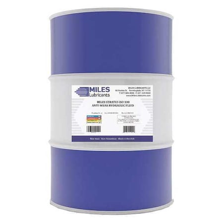 55 gal. Drum, Anti-Wear Hydraulic Fluid, 100 ISO Viscosity MPN:M0010011601