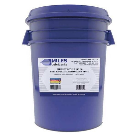 5 gal R&O Oil Pail 68 ISO Viscosity, 20W SAE, Amber MPN:M0010020095