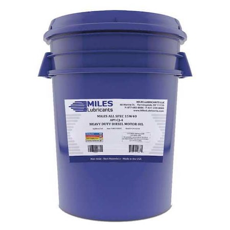 Heavy Duty Engine Oil, SAE 15W-40, 5 Gal. MPN:M00200203