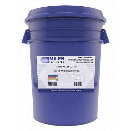 Heavy Duty Diesel Engine Oil, 10W, 5 Gal. Pail MPN:M00200303
