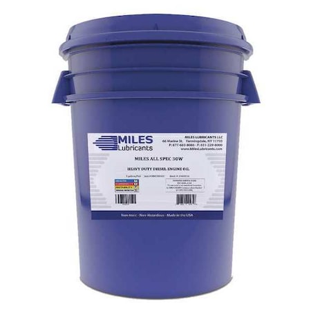 Heavy Duty Diesel Engine Oil, 30W, 5 Gal., Pail MPN:M00200403