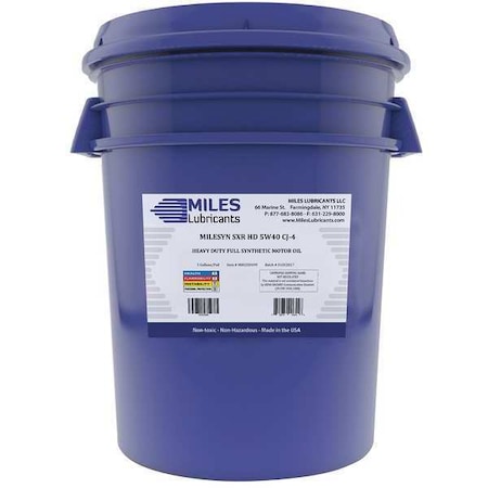 Heavy Duty Diesel Engine Oil, 5 Gal., Pail MPN:M00200499