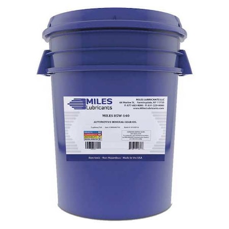 5 gal Gear Oil Pail Yellow MPN:M00600703