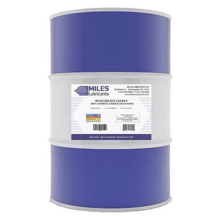 Metal Working Cleaner, Concentrate, 55 gal MPN:MM2000201