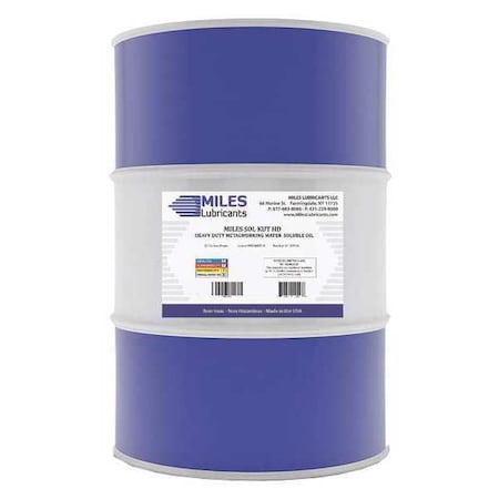 Water Soluble Cutting Fluid, 55 gal., Drum MPN:MM2000501