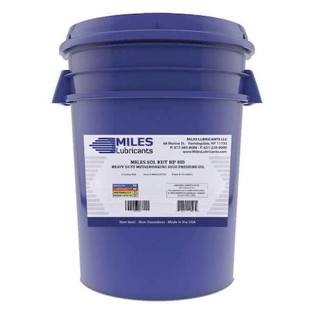 HP Water Soluble Cutting Fluid, 5gal, Pail MPN:MM2000703