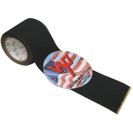 Anti-Slip Tape Polymer 20 Grit Size, Black, 4