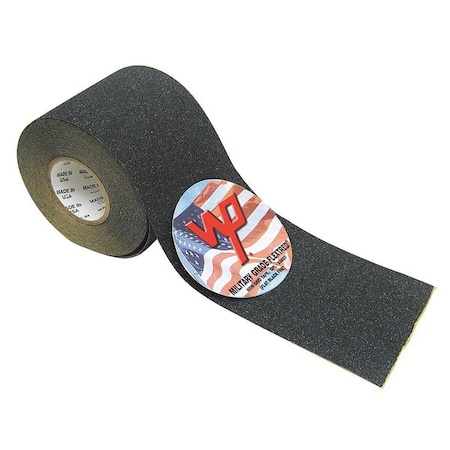 Anti-Slip Tape Polymer 60 Grit Size, Black, 6