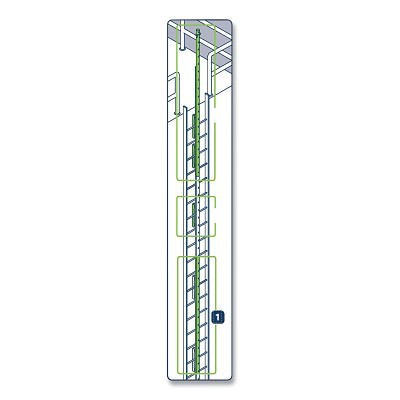 Saf-T-Notch 3FT Rail Galvanized MPN:526-101-001R