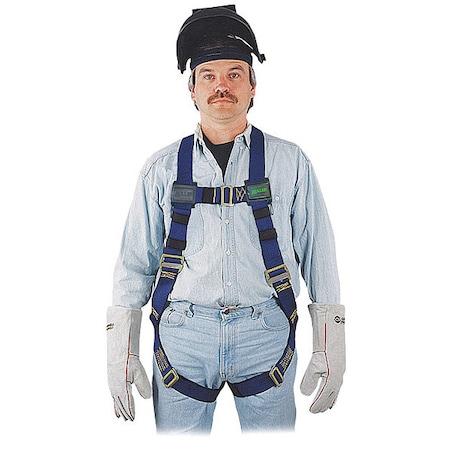VersaLite Arc-Flash Rated Full Body Harness, L/XL, 400 lb., Mating Chest/ Mating Leg Straps MPN:650K/UBL