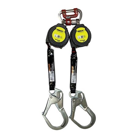 TurboLite+ Scorpion Self-Retracting Lifeline, Quick-Connect, Aluminum, 2 Leg(s) MPN:MTL-OHS2-28/9FT