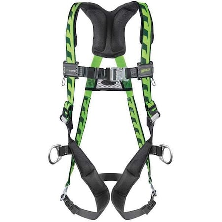 Univ Aircore Harness W Side D-Rings & Qc Buckles MPN:AC-QC-D/UGN