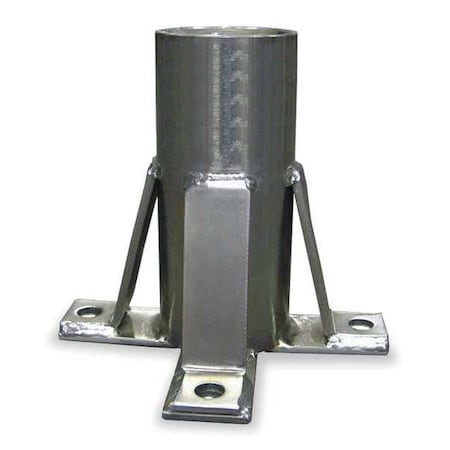 Floor Mount Sleeve (Zincplated) MPN:DH-7ZP/