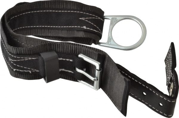 Size L, 39 to 47 Inch Waist, 3 Inch Wide, Single D Ring Style Body Belt MPN:3NA/LBK