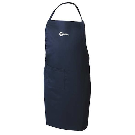Welding Bib Apron, Classic Cloth, 100% Cotton, Fabric Weight 9 oz, 1 Pocket, 35 in Length, Black MPN:247149