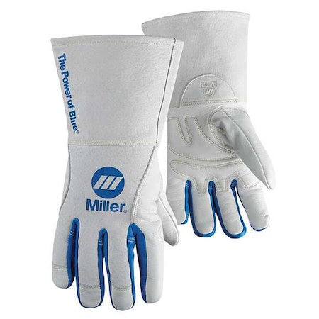 Performance Welding Gloves, Gauntlet Cuff, Keystone Thumb, Premium Cowhide, XL, 1 PR MPN:263334